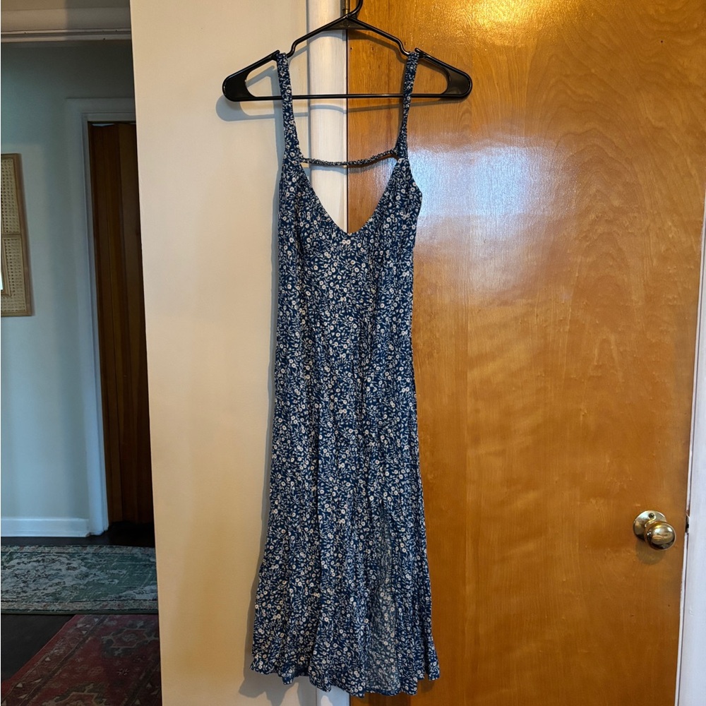 Princess Polly Blue Floral Midi Dress